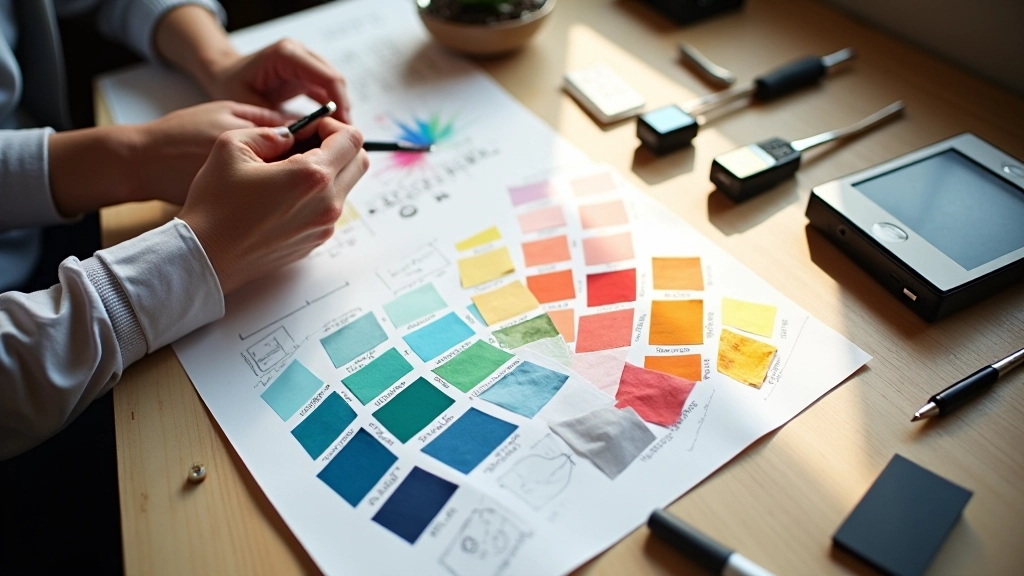 Kleurpaletten en contrastverhouding grafiek voor toegankelijke kleuren