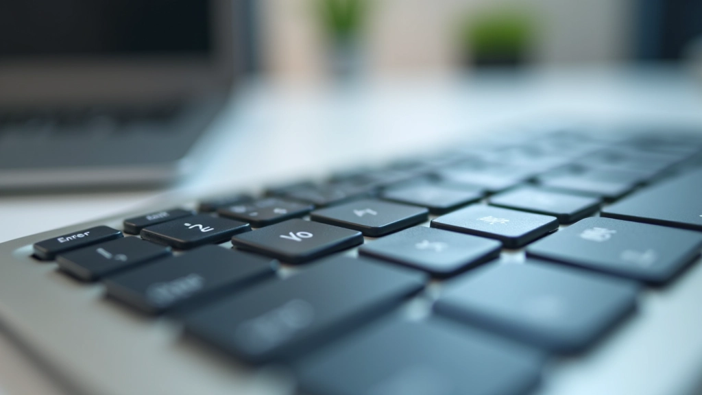 Toetsenbord met gemarkeerde navigatietoetsen voor webnavigatie