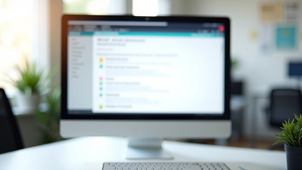 Scherm met WCAG-richtlijnen en toegankelijkheidschecklist zichtbaar op monitor