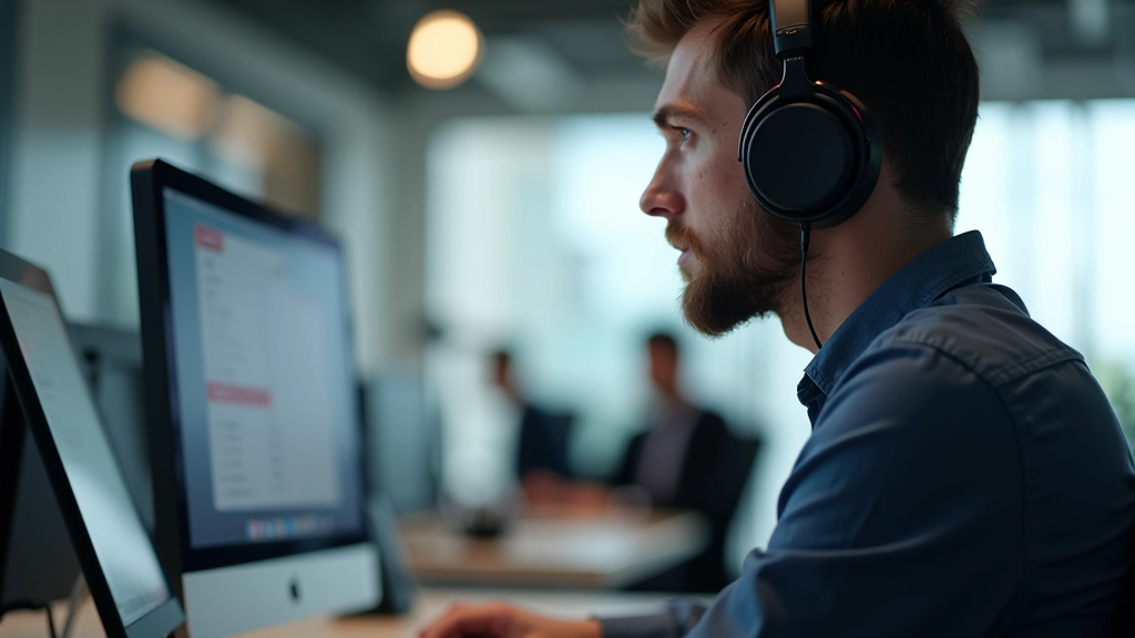 Schermlezer-gebruiker navigeert webpagina met Tab-toets door semantische HTML-structuur